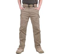 ZHANGHY Men's Water Resistant Pants Relaxed Fit Tactical Combat Cargo Work Pants with Multi Pocket, A, 5XL