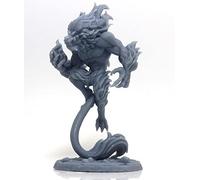 ZHANGJING 56mm 75mm Resina Modelo León Hombre Lobo Figura Escultura sin Montar sin Pintar DA-006