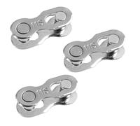 ZhangJJJJJJJ 3 pares de eslabones perdidos de cadena de 11 velocidades para bicicleta, accesorios reutilizables para conector de bicicleta, color plateado