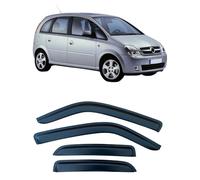 ZhangJW Deflectores de Viento Deflectores de Air para Opel MERIVA A 2002-2010,Cortavientos Ventana Coche, 4 unidade