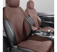 ZhangJW Juego Completo de Fundas de Asiento de Coche para Audi Q3 II F3 2018-2024 para 5 Asientos, Delanteros y Traseros, Piel de Primera Calidad