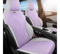 ZhangJW Juego Completo de Fundas de Asiento de Coche para BYD Dolphin EV 2023-2025 para 5 Asientos, Delanteros y Traseros, Piel de Primera Calidad
