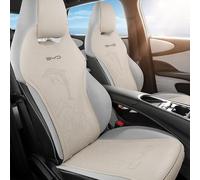 ZhangJW Juego Completo de Fundas de Asiento de Coche para BYD Dolphin EV 2023-2025 para 5 Asientos, Delanteros y Traseros, Piel de Primera Calidad