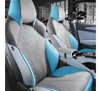 ZhangJW Juego Completo de Fundas de Asiento de Coche para BYD Seal EV 2022-2025 para 5 Asientos, Delanteros y Traseros, Piel de Primera Calidad