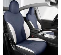 ZhangJW Juego Completo de Fundas de Asiento de Coche para Tesla Model 3 Highland 2024 2025 para 5 Asientos, Delanteros y Traseros, Piel de Primera Calidad