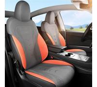 ZhangJW Juego Completo de Fundas de Asiento de Coche para Tesla Model 3 Highland 2024 2025 para 5 Asientos, Delanteros y Traseros, Piel de Primera Calidad
