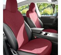 ZhangJW Juego Completo de Fundas de Asiento de Coche para Tesla Model Y Juniper 2025 2026 para 5 Asientos, Delanteros y Traseros, Piel de Primera Calidad