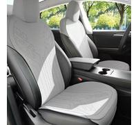 ZhangJW Juego Completo de Fundas de Asiento de Coche para Tesla Model Y Juniper 2025 2026 para 5 Asientos, Delanteros y Traseros, Piel de Primera Calidad