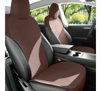 ZhangJW Juego Completo de Fundas de Asiento de Coche para Tesla Model Y Juniper 2025 2026 para 5 Asientos, Delanteros y Traseros, Piel de Primera Calidad