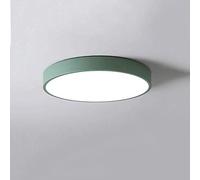 ZHANGL Lámpara de techo de dormitorio ultrafina redonda moderna LED empotrada Sala de estar Comedor Pasillo de estudio Balcón Lámpara de techo Accesorio de iluminación de atenuación de tres colores aj