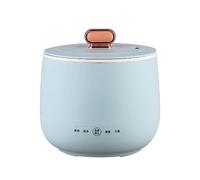 ZHANGMIN Olla Arrocera Pequeña, Mini Arrocera Eléctrica De 1,8 L con Olla Antiadherente For 1-2 Personas, 4 Funciones De Multicocina For Hacer Arroz, Sopa, Avena, Pastel (Color : Blue)