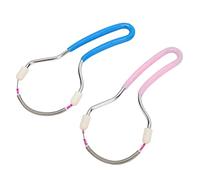 Zhangpu 2 Piezas Peligratamiento Facial de Primavera, Mujeres Epilator de Rostro de Hilo Portátil para las Mejillas de la Barbilla del Labio Superior