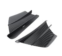 Zhangpu ala Aerodinámica de Motocicleta Estilo de Fibra de Carbono Winglets de Carenado Mejora la Moda de Conducción para Todos los Conductores ABS Fibra de Carbono Brillante 2 Pares de Alas de