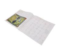 Zhangpu Calendario de Brujas 2026, Calendario de Planificación de Brujas Astrológicas de Papel Revestido con Hechizos, Rituales, Fases Lunares