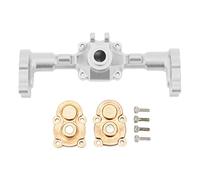 Zhangpu Carcasa del Eje Trasero de Aleación de Aluminio CNC para Elevación de Automóvil RC 1/24 con Tornillo de Cubierta de Engranaje de Latón, Apto para FMS para FCX24, Duradero y Fácil de Instalar