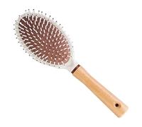 Zhangpu Cepillo de Pelo Antiestático para Mujer, Cepillo de Masaje para Desenredar, Material de Cereza China (Oval)