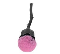 Zhangpu Cepillo para Polvo de Uñas, Cepillo Suave para Quitar Maquillaje en Forma para Manicura y Rubor, Pelo de Fibra de Nailon Compacto y Portátil de 7,5x2 Pulgadas (03)