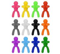 Zhangpu Colgante de silicona para copa de vino, resistente al agua, etiqueta de copa de vino, decoración para bebidas de champán, 12 Stück, Gel de sílice