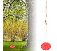 Zhangpu Columpio de árbol con Cuerda para Escalar, Asiento Colgante para Niños Jugando, Columpio de Plástico de para Uso en Interiores y Exteriores, Rojo 11,02 X 1,5 Pulgadas (#1)