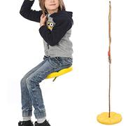 Zhangpu Columpio de árbol con Cuerda para Escalar, Asiento Colgante para Niños Jugando, Columpio de Plástico de para Uso en Interiores y Exteriores, Rojo 11,02 X 1,5 Pulgadas (#2)