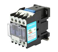 Zhangpu Contactor de CA Contactor Magnético de CA Eléctrico de CJX2-1210 Bobina de 12 A 24 V 380 V Contactos de Aleación de Tungsteno de Plata con Fuerte Conductividad para (24 VCC)