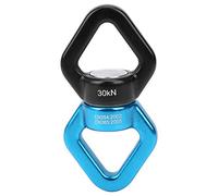 Zhangpu Dispositivo giratorio de seguridad para escalada al aire libre, giratorio de 360°, accesorio colgante para yoga (negro y azul)