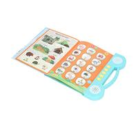 Zhangpu El Libro Inteligente con Sonido Parlante Cultiva El Pensamiento Lógico para Niños Pequeños, 3 Idiomas Camboya, Inglés, Chino, Juguete Impermeable para Niños