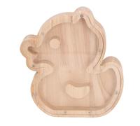 Zhangpu Hucha de Madera con Ventana Transparente para Niños, Enseña Hábitos de Ahorro y Fomenta la Responsabilidad de los Niños, Hucha Decorativa para Regalos Divertidos, Escena aplicable: (Pato)