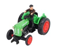 Zhangpu Juguete de Tractor de Granja, Juguete de Coche de Granja Pequeño con Figura de Personas, Minicoches, Modelo de Coche de de, Vehículos de Juego para Niños (Verde)