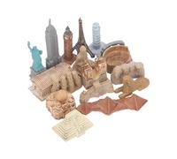Zhangpu Juguetes en miniatura Edificios Antiguos 17 Piezas Figuras del Antiguo Egipto Maqueta de la Pirámide Egipto Juguete Educativo