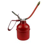 Zhangpu Lata de Aceite de Metal, Lata de Engrasador Manual, Manguera Flexible de Hierro, de Aceite, de Lubricantes para Bomba (270ml)