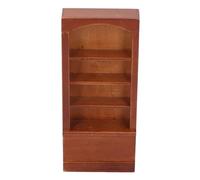 Zhangpu Librería de Madera de Abedul en Miniatura para Casa de Muñecas a Escala 1:12 para Decoración de Casa de Muñecas, Mejora la Experiencia de Juego de Roles, Ideal para Escenas de Juego de Niños,