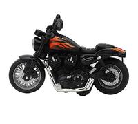 Zhangpu Modelo de Motocicleta de Juguete con Sonido y Luz, Vehículo de Juego, Motocicleta Eléctrica de Estimulación de Aleación para Niños y Bebés (Negro)