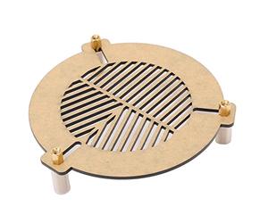 Zhangpu Ocular del Telescopio Bahtinov 2 Mm 11 × 11 × 2 Telescopio de Mm Enfoque Placa Acrílica Bahtinov de 60 a 90 para Astrofotografía