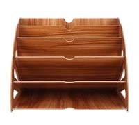 Zhangpu Organizador de Archivos de Escritorio, Bandeja para Cartas, Organizador de Escritorio, Estante de Archivos A4, Clasificador de Papel, Almacenamiento de Correo, Estante para Documentos para