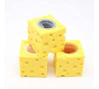 Zhangpu Squish Cheese Mouse Toy Lindo Alivio del Estrés Squeeze Cheese Ratones Juguete para Aliviar la Ansiedad Material de Silicona Suave