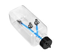 Zhangpu Tanque de Combustible RC de Alta Resistencia para Avión RC Mecanizado CNC Tapa de Combustible de Metal para Adultos/Expertos Plástico Transparente (410 ml (para Aviones de 30-40 CC))