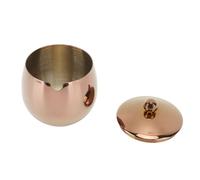 Zhangpu Tarro de Especias de Acero Inoxidable con Tapas, Recipientes para Condimentos, Recipientes para Sal, Organizador de Almacenamiento de Especias, Caja de Condimentos (Oro rosa)