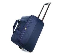 ZHANGQIANG - Bolsa de fin de semana para mujer, bolsa de viaje de lona para la noche para mujeres y hombres, bolsa de viaje para fin de semana, bolsa de mano con funda para carrito doble comodidad,