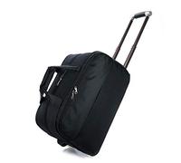 ZHANGQIANG - Bolsa de fin de semana para mujer, bolsa de viaje de lona para la noche para mujeres y hombres, bolsa de viaje para fin de semana, bolsa de mano con funda para carrito doble comodidad,