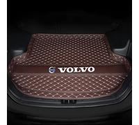 zhangqin Alfombrilla de Maletero de Cuero PU para Volvo EX30 2023-2024, Bandeja de Maletero a Medida con Bordes Altos, Protector de Coche Antideslizante e Impermeable,XPE,A Coffee