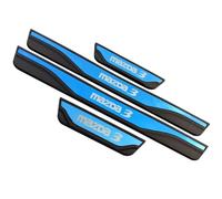 zhangqin Decoración para estribos de Coche para Mazda 3 2015-2022,DecoracióN para Estribos De Coche Tiras De Umbral,Protector De Umbral De Puerta De Coche,Blue