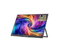 zhangrui1888 Monitor portátil Pantalla portátil de 16 Pulgadas y 120 Hz 2,5 K for portátiles, teléfonos móviles Pantallas secundarias extendidas Monitor para portátil