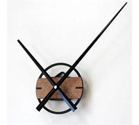 zhangrui1888 Reloj de Pared 12cm 3D Sticker Silent Large Wall Clock Modern Design Big Pointer Classic DIY Clocks Wood Watch For Bedroom Home Decor Decoración Moderna