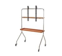 zhangrui1888 Soporte Flotante para TV Mueble for TV Vintage, for extraíble, for de pie sin Perforaciones con Ruedas for Sala Estar y Dormitorio Consola de televisión(Cherry Wood)