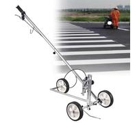ZHANGshouf Línea Máquina de Marcado de Superficies de Carreteras, Máquina de Dibujo de líneas de Pintura para Espacios de estacionamiento de Pistas de Carreteras de Empuje Manual, Máquina de ma