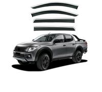 ZHANGTAOX Coches Deflectores Antilluvia para FIAT Fullback MK1/2016-2019, Derivabrisas de Viento Ventana Lluvia Antilluvia