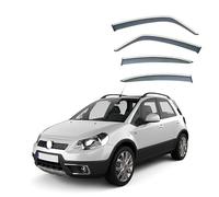 ZHANGTAOX Coches Deflectores Antilluvia para FIAT Sedici MK1-GY-EY-RW 2005-2014, Derivabrisas de Viento Ventana Lluvia Antilluvia