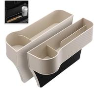 zhangttt Relleno para la Costura del Asiento, Ideal para Lynk & Co 03 2020-2025: Ajuste, Guarda Objetos y Ahorra Espacio.,Beige/B