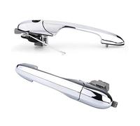 ZHANGWENLING derecho Maneta Puerta Manija Exterior Cromada Para Puerta Pasajero Lado Izquierdo Derecho Para Fiat Para 500 (2007-2020) 735592026 735592012(2pcs)